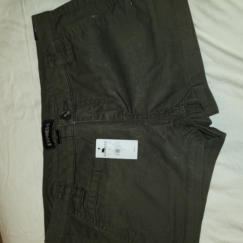 Green shorts